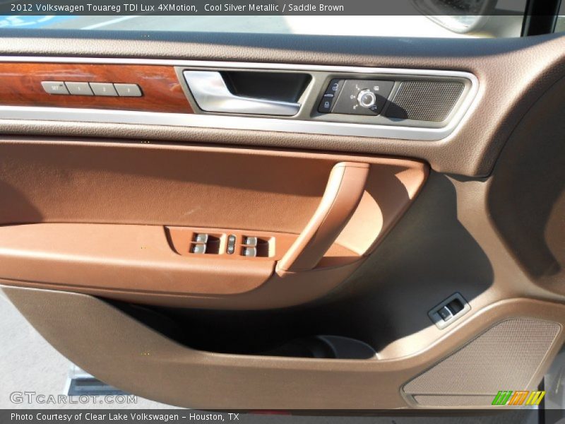 Cool Silver Metallic / Saddle Brown 2012 Volkswagen Touareg TDI Lux 4XMotion