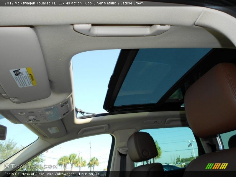 Cool Silver Metallic / Saddle Brown 2012 Volkswagen Touareg TDI Lux 4XMotion