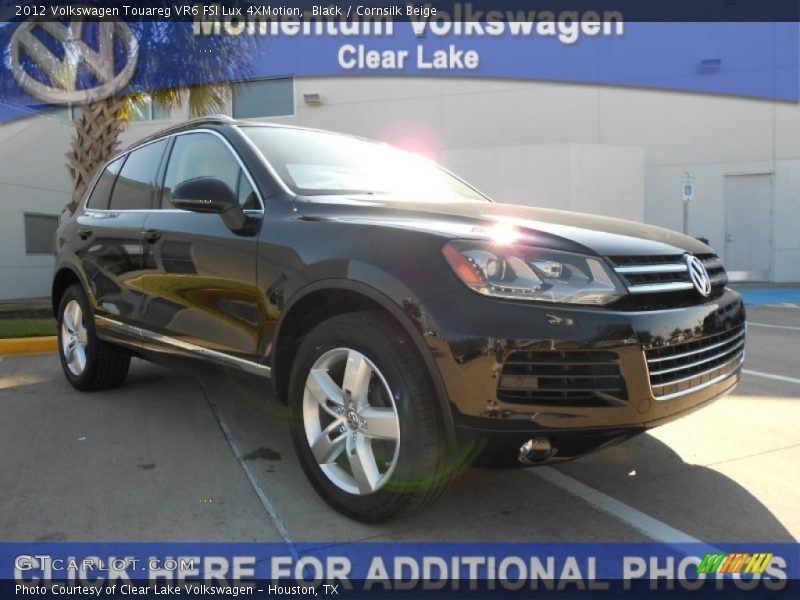 Black / Cornsilk Beige 2012 Volkswagen Touareg VR6 FSI Lux 4XMotion