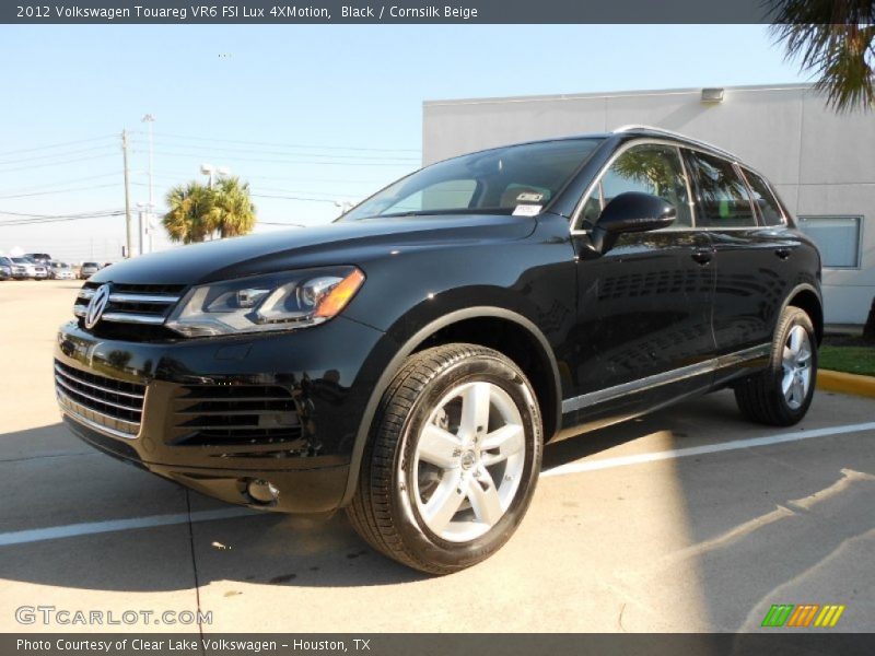 Black / Cornsilk Beige 2012 Volkswagen Touareg VR6 FSI Lux 4XMotion