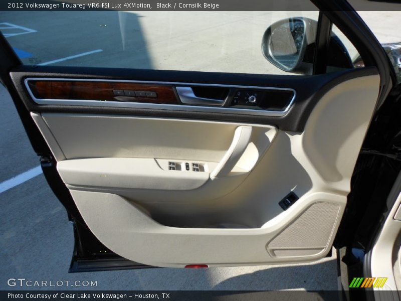 Black / Cornsilk Beige 2012 Volkswagen Touareg VR6 FSI Lux 4XMotion