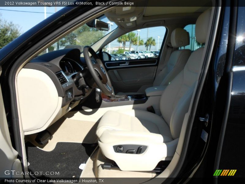 Black / Cornsilk Beige 2012 Volkswagen Touareg VR6 FSI Lux 4XMotion