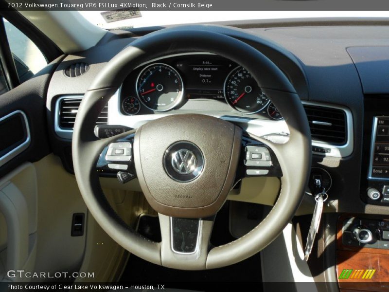 Black / Cornsilk Beige 2012 Volkswagen Touareg VR6 FSI Lux 4XMotion