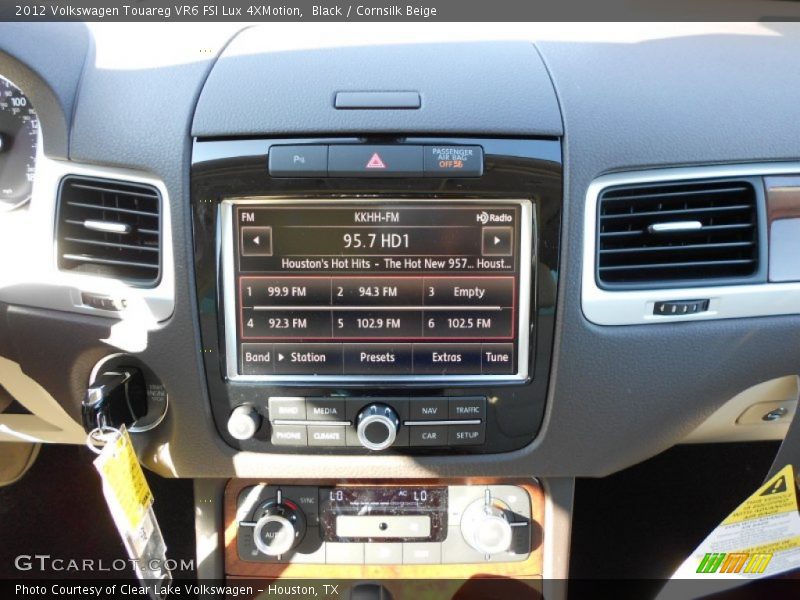 Black / Cornsilk Beige 2012 Volkswagen Touareg VR6 FSI Lux 4XMotion
