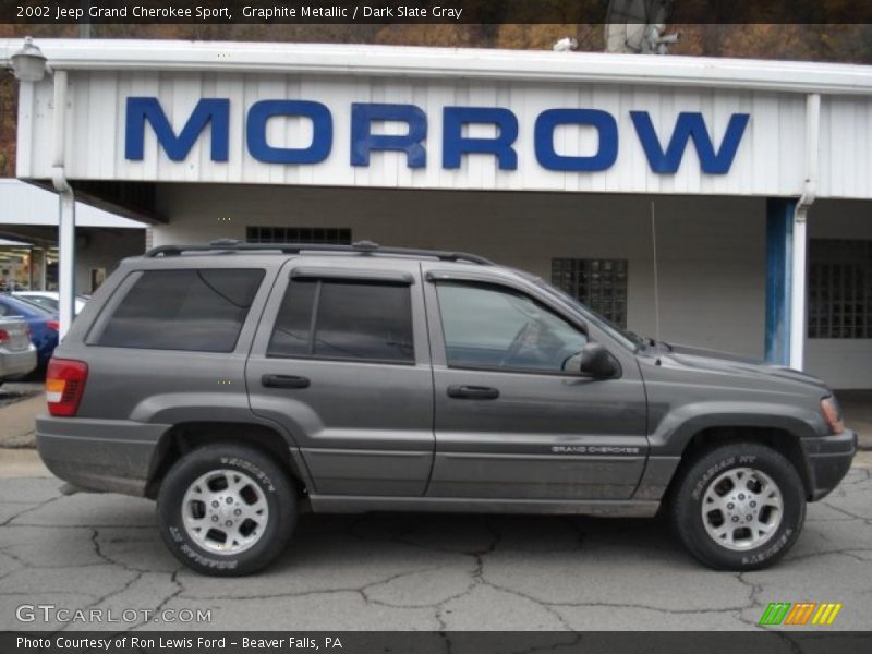 Graphite Metallic / Dark Slate Gray 2002 Jeep Grand Cherokee Sport