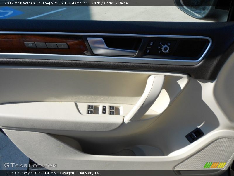 Black / Cornsilk Beige 2012 Volkswagen Touareg VR6 FSI Lux 4XMotion