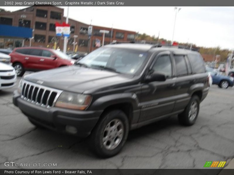 Graphite Metallic / Dark Slate Gray 2002 Jeep Grand Cherokee Sport