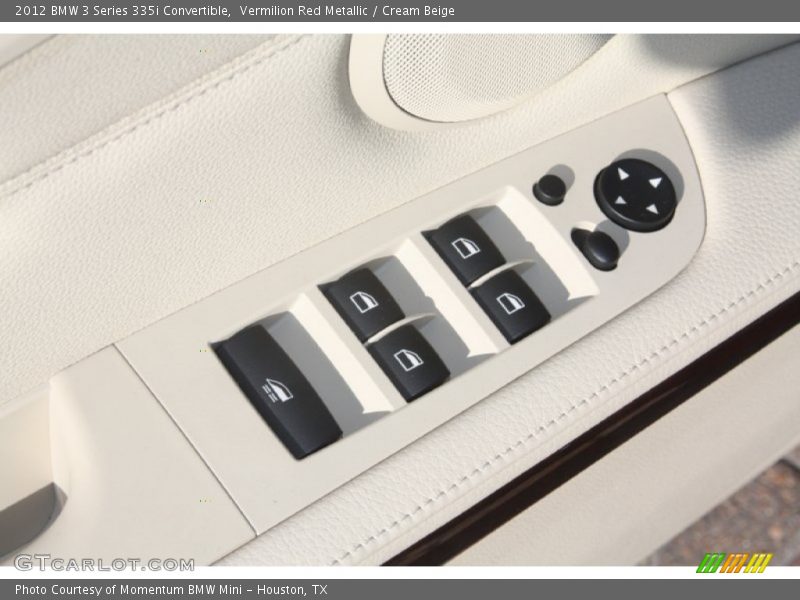 Vermilion Red Metallic / Cream Beige 2012 BMW 3 Series 335i Convertible