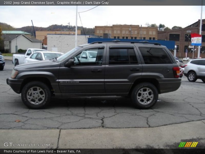 Graphite Metallic / Dark Slate Gray 2002 Jeep Grand Cherokee Sport