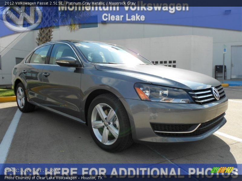 Platinum Gray Metallic / Moonrock Gray 2012 Volkswagen Passat 2.5L SE