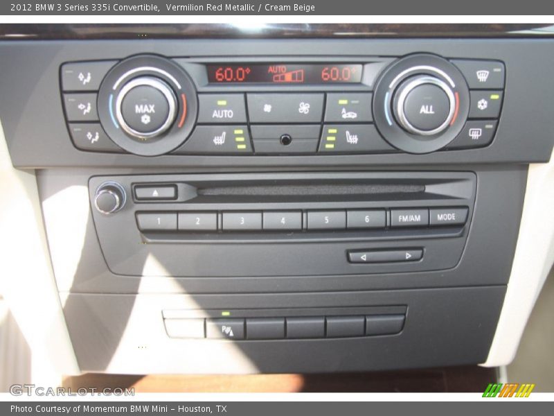 Controls of 2012 3 Series 335i Convertible