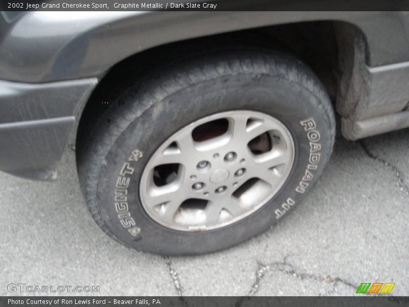Graphite Metallic / Dark Slate Gray 2002 Jeep Grand Cherokee Sport
