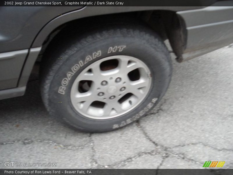 Graphite Metallic / Dark Slate Gray 2002 Jeep Grand Cherokee Sport