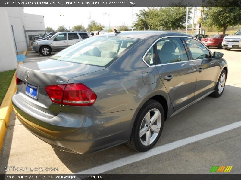 Platinum Gray Metallic / Moonrock Gray 2012 Volkswagen Passat 2.5L SE