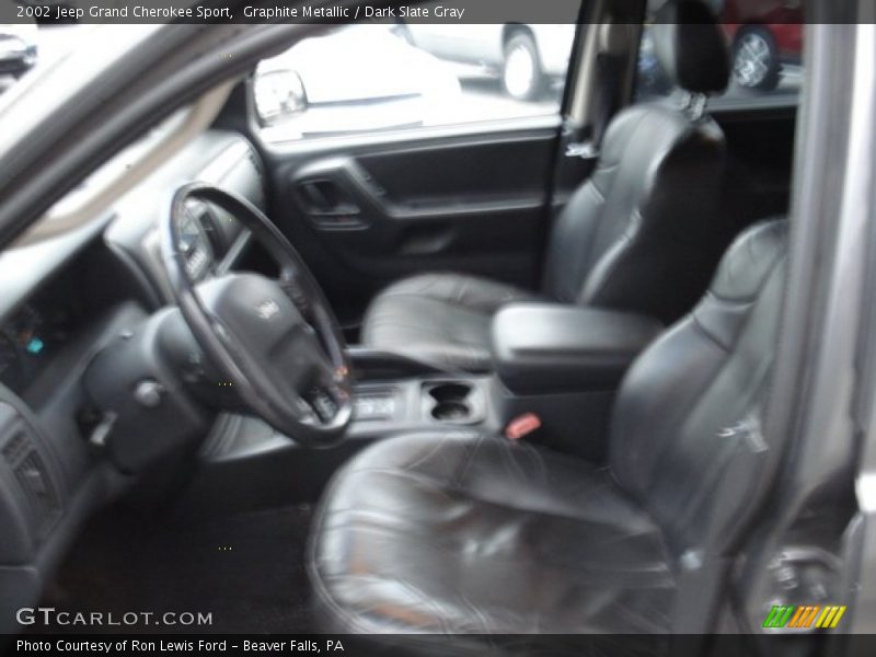 Graphite Metallic / Dark Slate Gray 2002 Jeep Grand Cherokee Sport