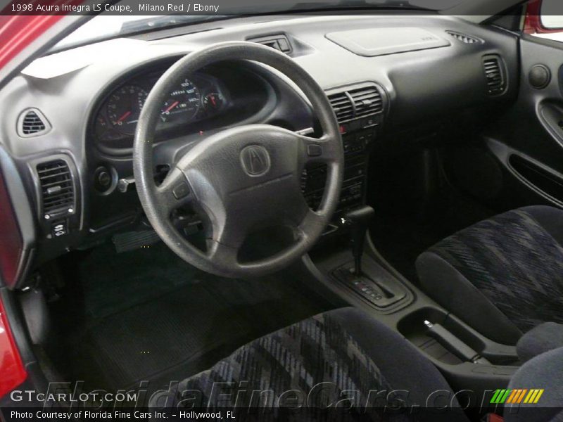 Milano Red / Ebony 1998 Acura Integra LS Coupe