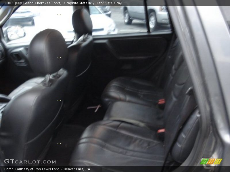Graphite Metallic / Dark Slate Gray 2002 Jeep Grand Cherokee Sport