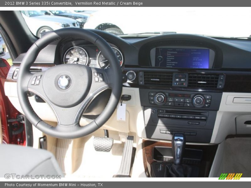Vermilion Red Metallic / Cream Beige 2012 BMW 3 Series 335i Convertible