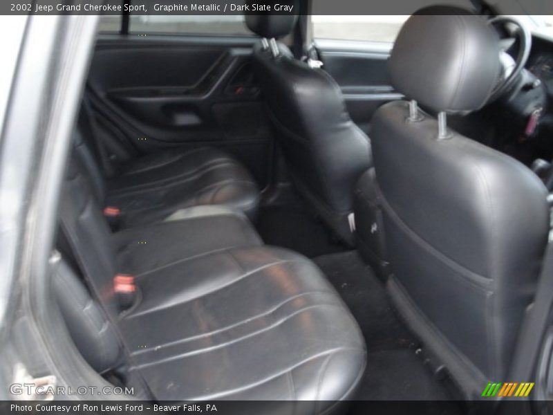 Graphite Metallic / Dark Slate Gray 2002 Jeep Grand Cherokee Sport