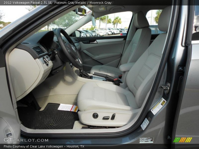  2012 Passat 2.5L SE Moonrock Gray Interior
