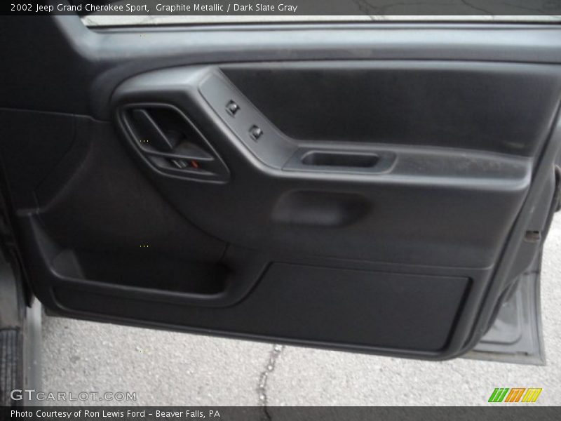 Graphite Metallic / Dark Slate Gray 2002 Jeep Grand Cherokee Sport