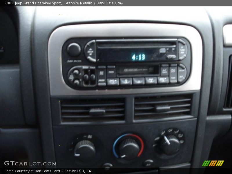 Graphite Metallic / Dark Slate Gray 2002 Jeep Grand Cherokee Sport