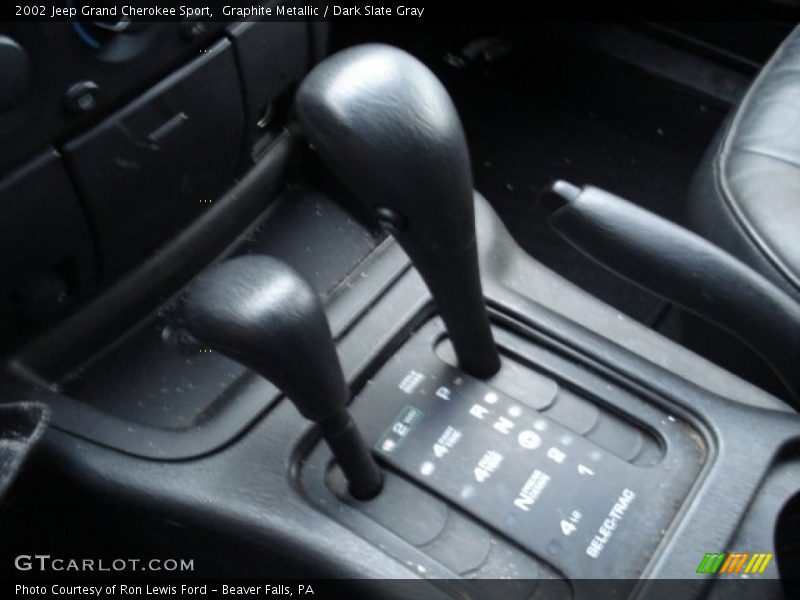 Graphite Metallic / Dark Slate Gray 2002 Jeep Grand Cherokee Sport