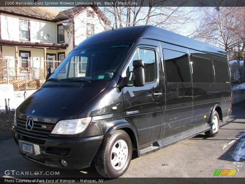 Black / Black/Grey 2006 Mercedes-Benz Sprinter Midwest Limousine Van