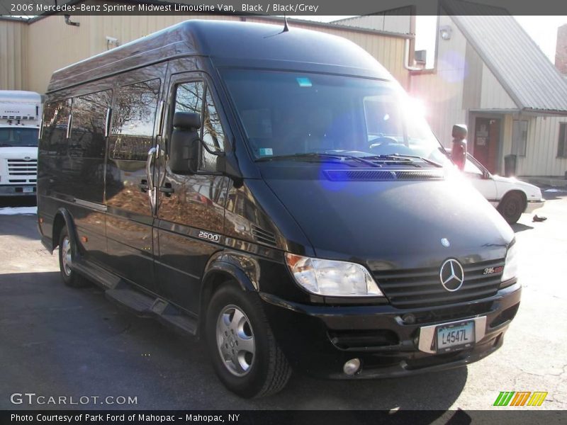 Black / Black/Grey 2006 Mercedes-Benz Sprinter Midwest Limousine Van