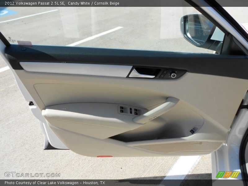 Candy White / Cornsilk Beige 2012 Volkswagen Passat 2.5L SE
