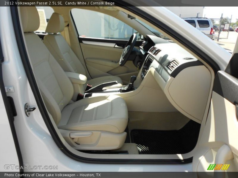 Candy White / Cornsilk Beige 2012 Volkswagen Passat 2.5L SE
