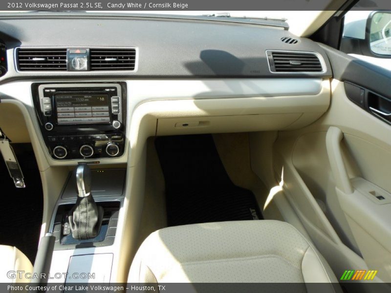 Candy White / Cornsilk Beige 2012 Volkswagen Passat 2.5L SE