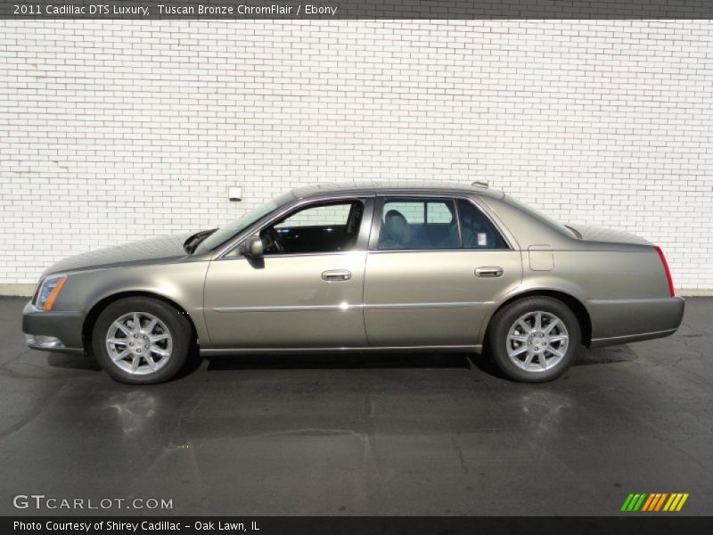 Tuscan Bronze ChromFlair / Ebony 2011 Cadillac DTS Luxury