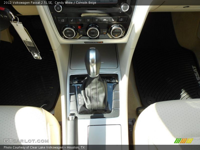 Candy White / Cornsilk Beige 2012 Volkswagen Passat 2.5L SE