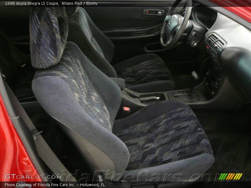 Milano Red / Ebony 1998 Acura Integra LS Coupe