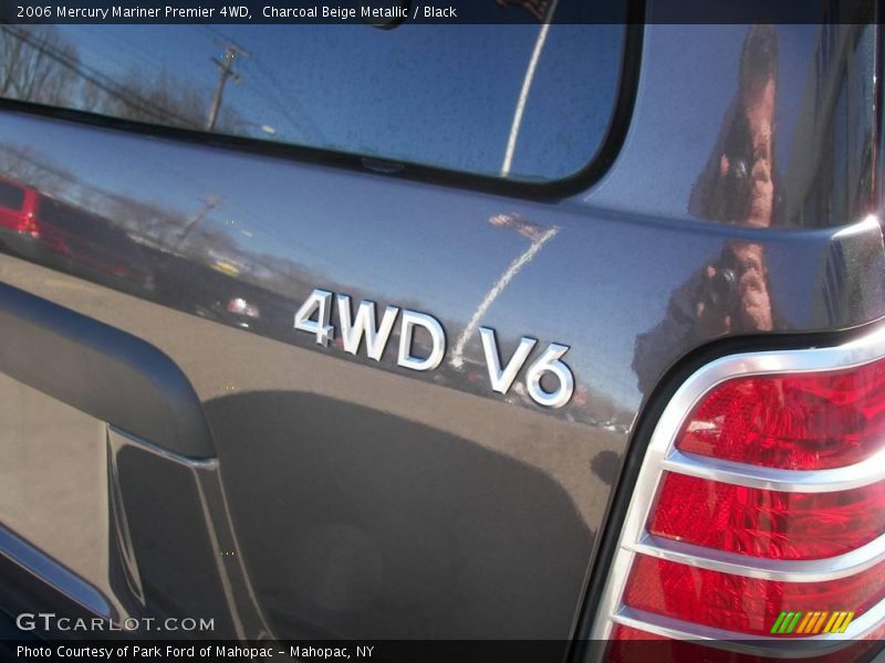 Charcoal Beige Metallic / Black 2006 Mercury Mariner Premier 4WD