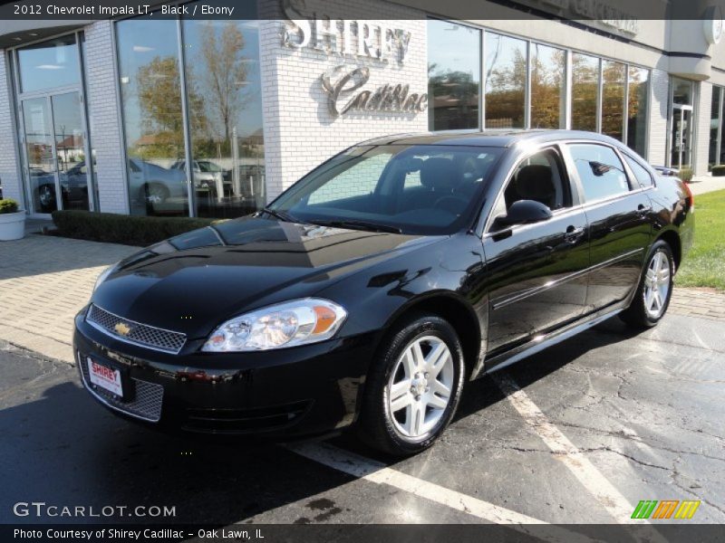 Black / Ebony 2012 Chevrolet Impala LT