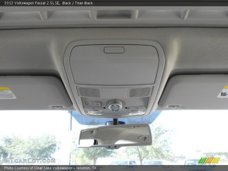 Black / Titan Black 2012 Volkswagen Passat 2.5L SE