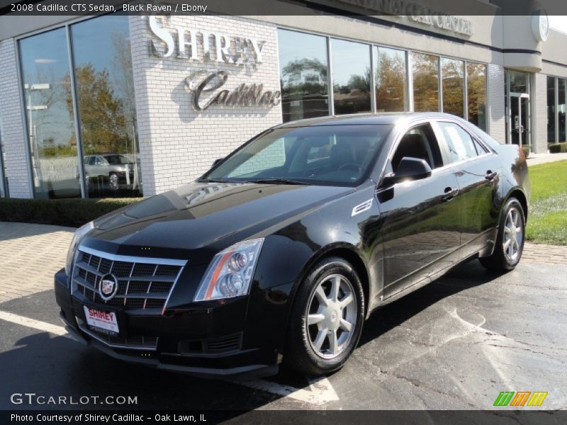 Black Raven / Ebony 2008 Cadillac CTS Sedan