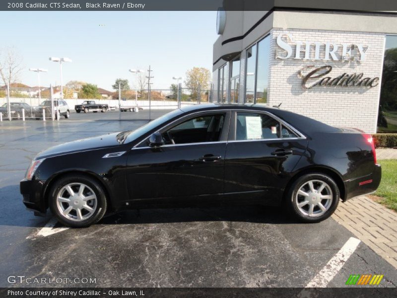 Black Raven / Ebony 2008 Cadillac CTS Sedan
