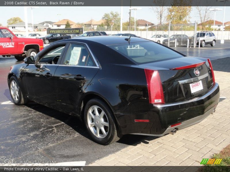 Black Raven / Ebony 2008 Cadillac CTS Sedan