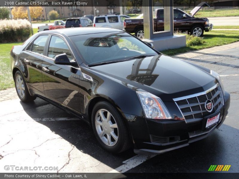 Black Raven / Ebony 2008 Cadillac CTS Sedan