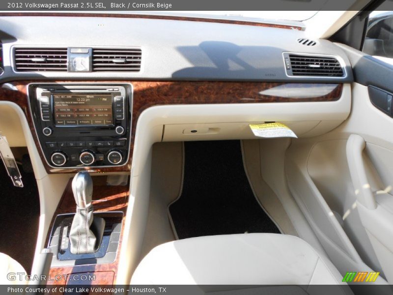 Black / Cornsilk Beige 2012 Volkswagen Passat 2.5L SEL