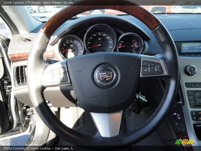 Black Raven / Ebony 2008 Cadillac CTS Sedan