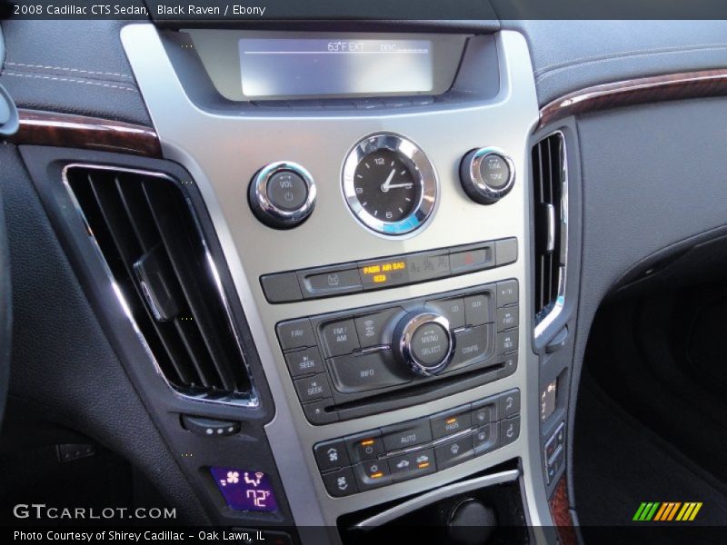 Black Raven / Ebony 2008 Cadillac CTS Sedan