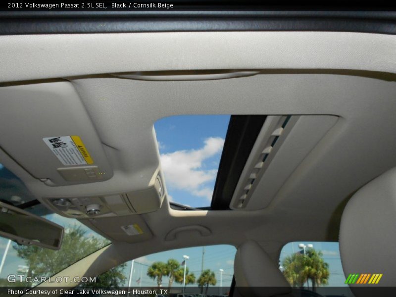 Black / Cornsilk Beige 2012 Volkswagen Passat 2.5L SEL