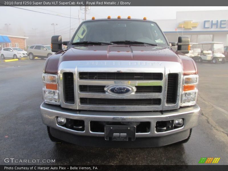 Royal Red Metallic / Ebony 2010 Ford F250 Super Duty XLT SuperCab 4x4