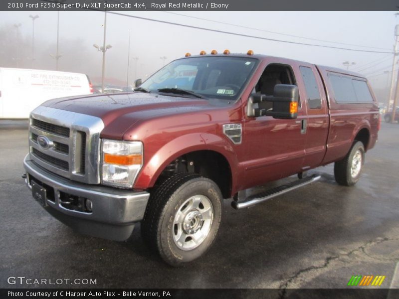 Royal Red Metallic / Ebony 2010 Ford F250 Super Duty XLT SuperCab 4x4