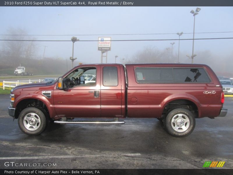 Royal Red Metallic / Ebony 2010 Ford F250 Super Duty XLT SuperCab 4x4