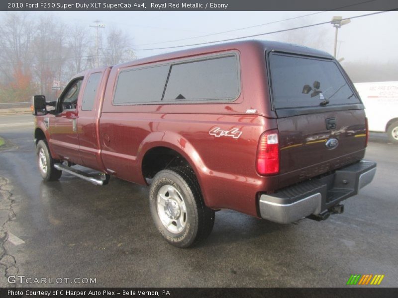 Royal Red Metallic / Ebony 2010 Ford F250 Super Duty XLT SuperCab 4x4